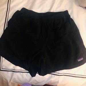 black Patagonia shorts